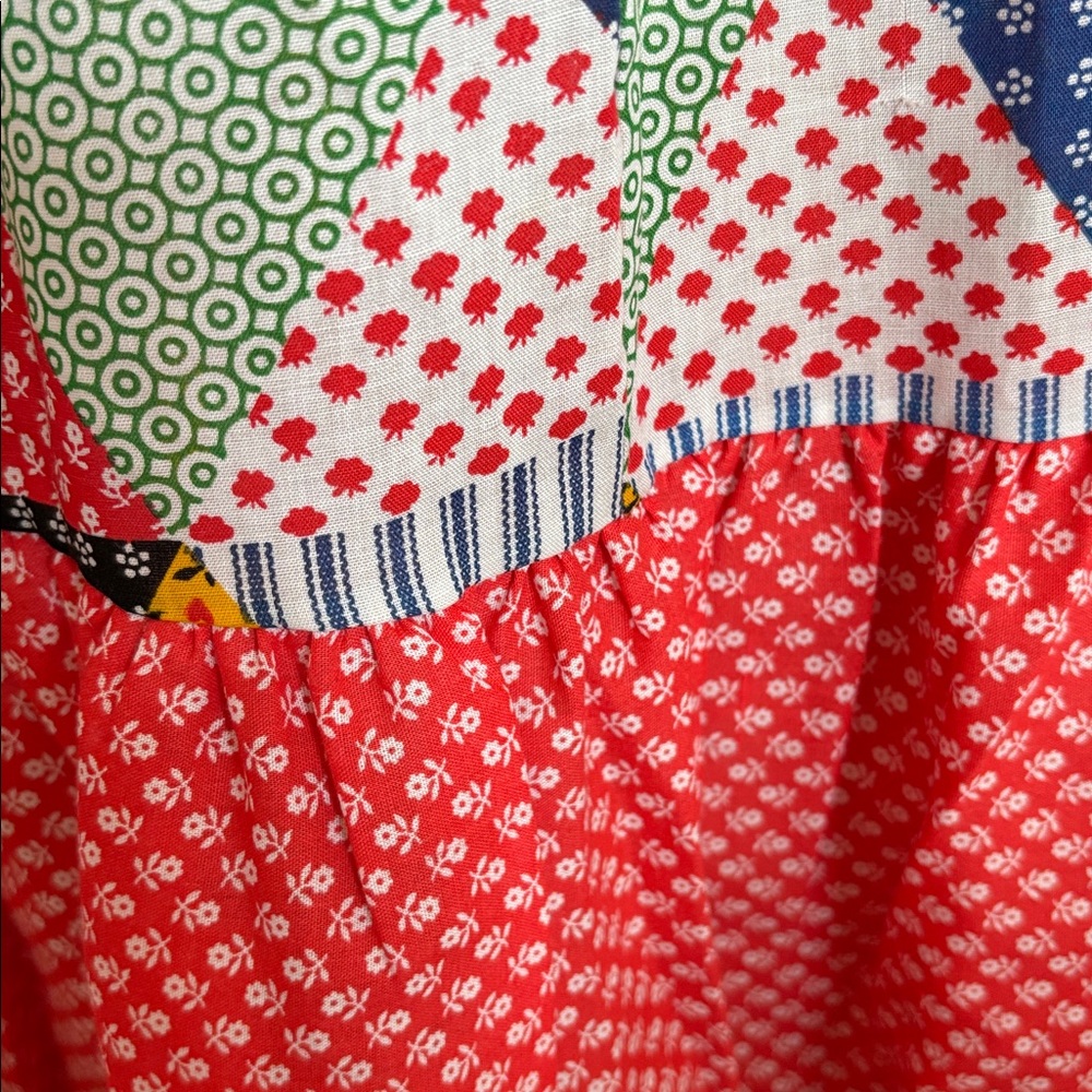 OOAK Vintage Gilead patchwork dress quilt Dress size small patterned - Picture 11 of 12